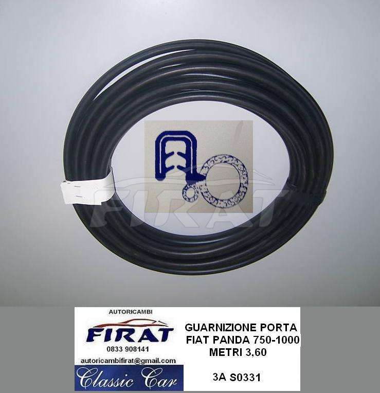 GUARNIZIONE PORTA FIAT PANDA 750 - 1000